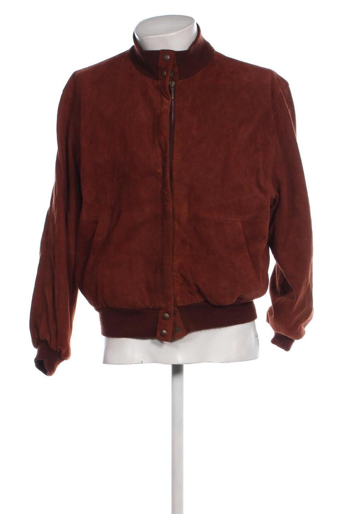 Herren Lederjacke, Größe M, Farbe Braun, Preis € 56,10