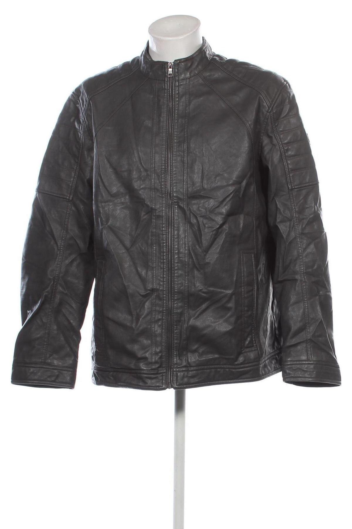 Herren Lederjacke Tom Tailor, Größe 3XL, Farbe Grau, Preis € 30,99