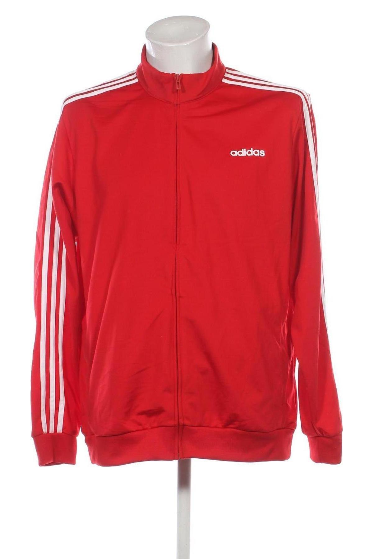 Bluză trening de bărbați Adidas, Mărime XL, Culoare Roșu, Preț 157,99 Lei