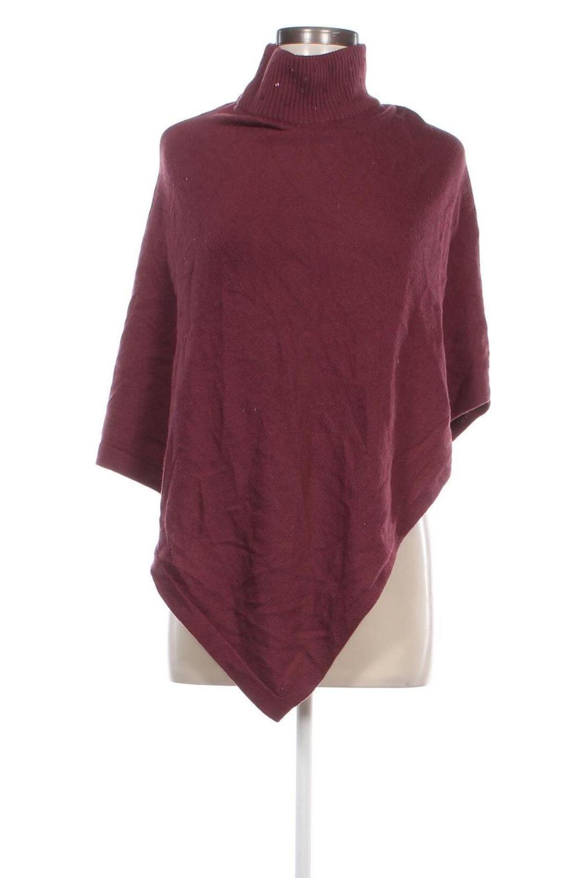 Poncho, Größe M, Farbe Rot, Preis € 13,99