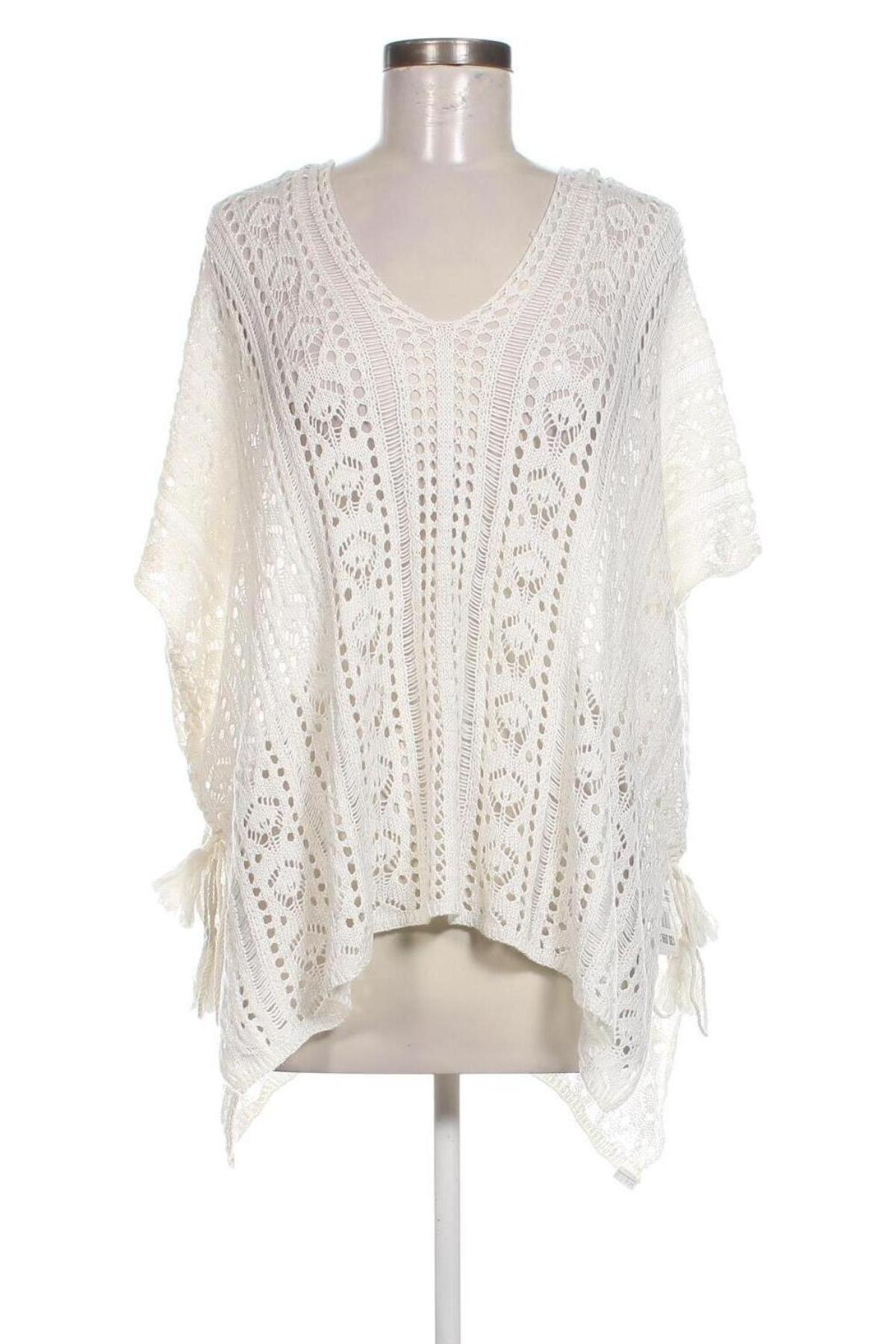 Poncho, Mărime M, Culoare Alb, Preț 44,99 Lei