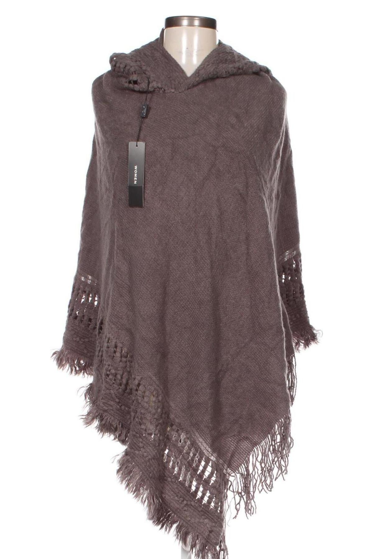 Poncho, Größe M, Farbe Grau, Preis 20,99 €