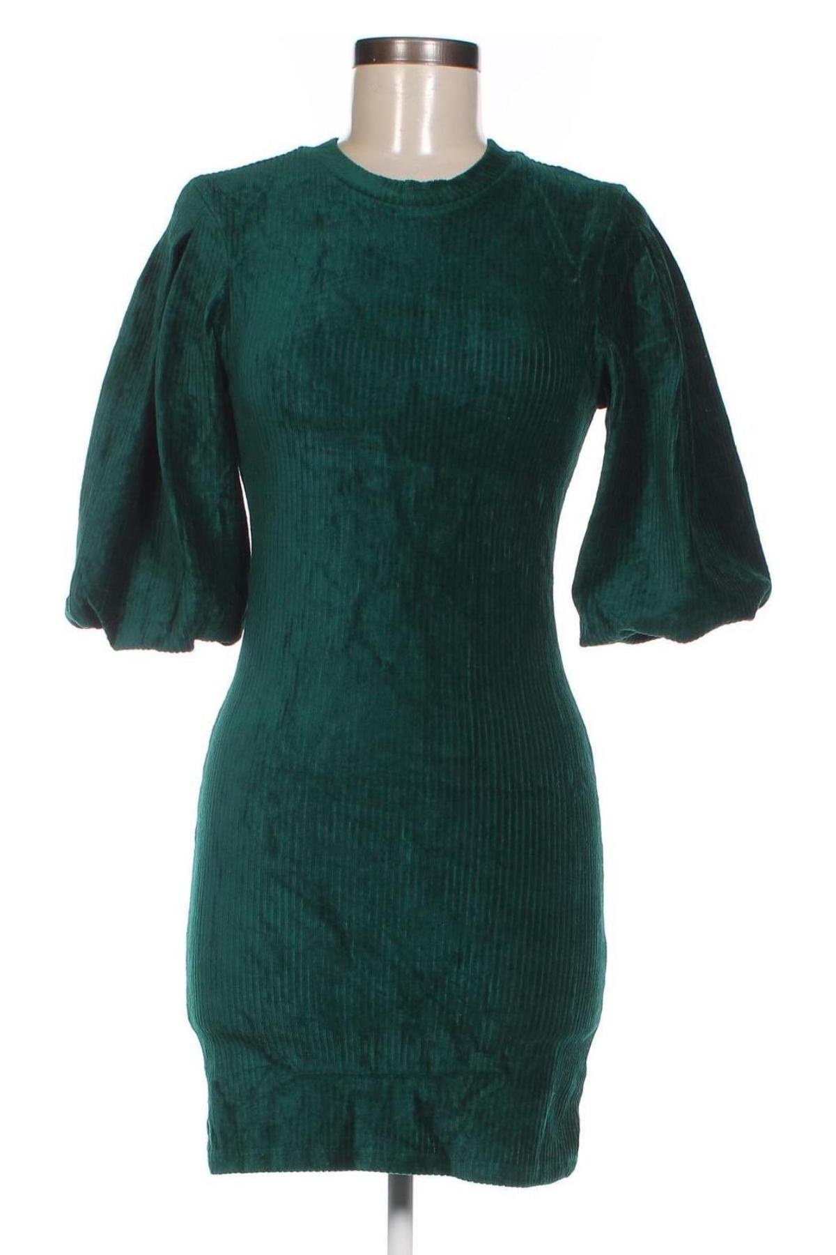 Rochie Bershka, Mărime S, Culoare Verde, Preț 95,99 Lei