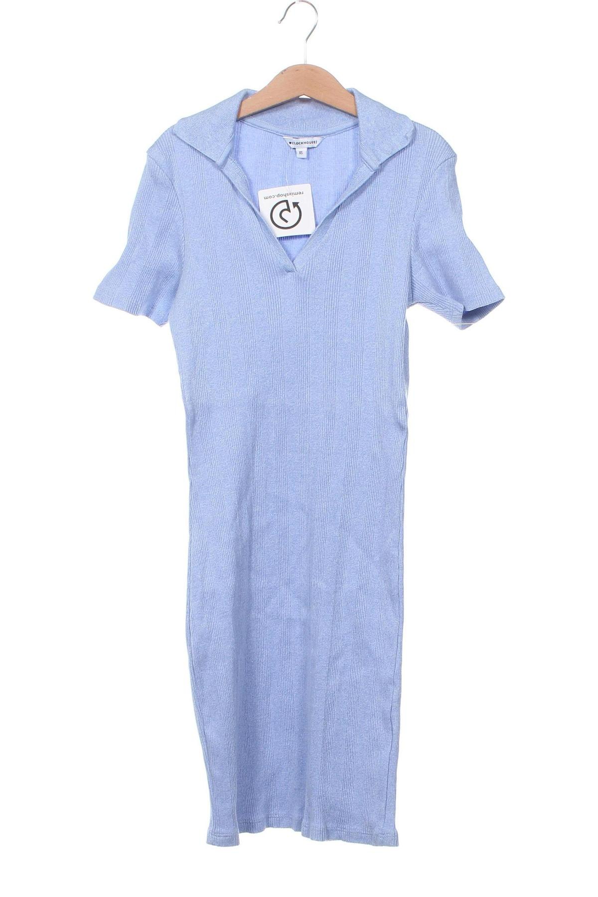 Kleid Clockhouse, Größe XXS, Farbe Blau, Preis € 9,99