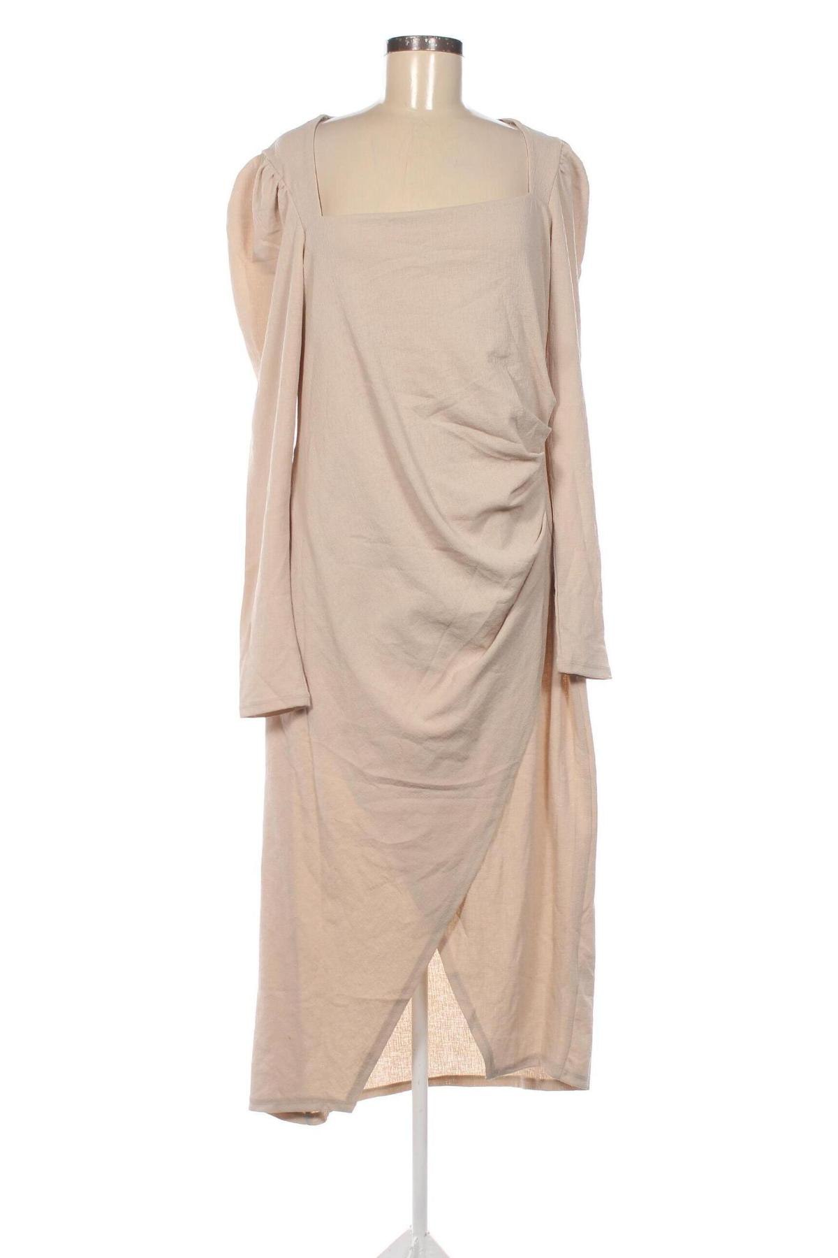 Kleid H&M, Größe XL, Farbe Beige, Preis 13,99 €