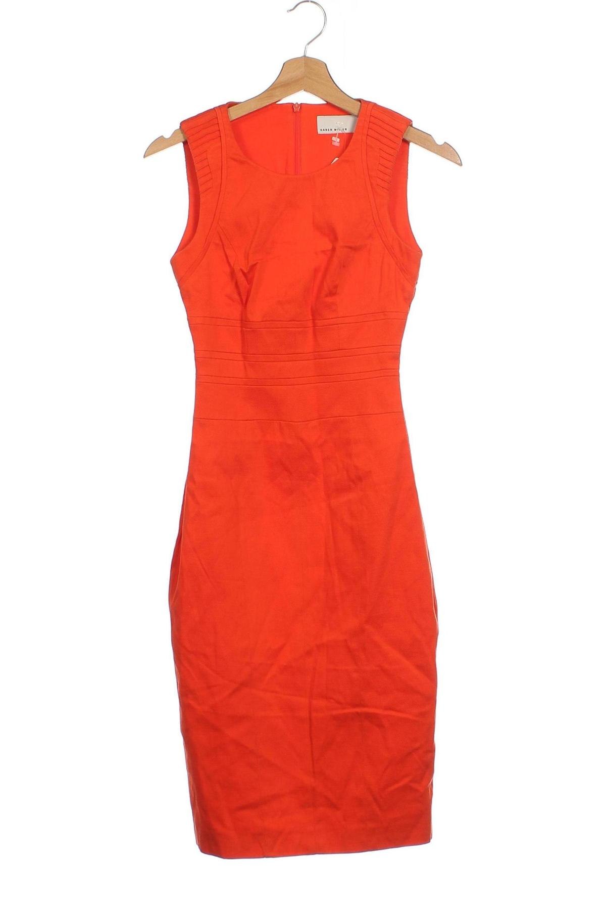 Kleid Karen Millen, Größe XS, Farbe Orange, Preis 27,69 €