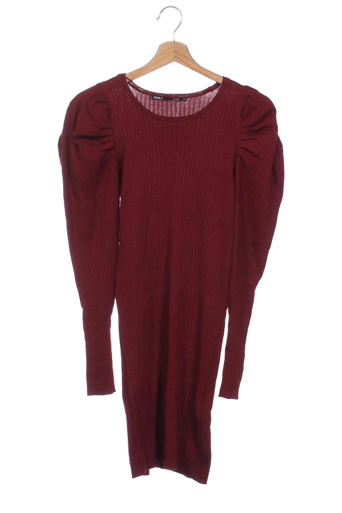 Kleid ONLY, Größe XS, Farbe Rot, Preis 22,49 €