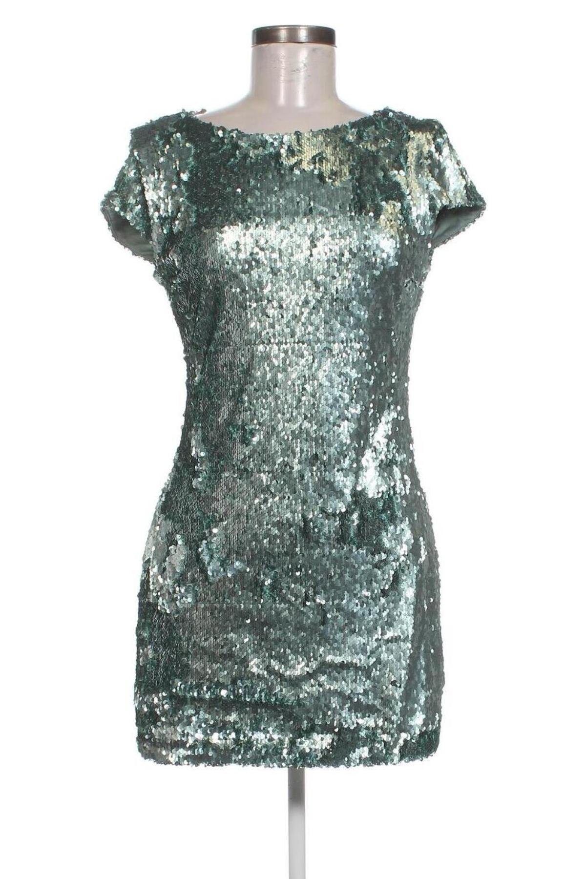 Rochie Zara, Mărime M, Culoare Verde, Preț 126,53 Lei