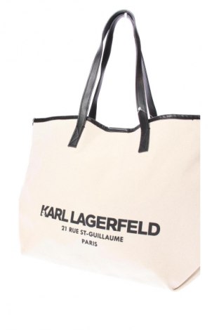 Чанта Karl Lagerfeld, Цвят Бежов, Цена 117,99 лв.
