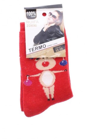 Ciorapi Unbranded, Mărime S, Culoare Roșu, Preț 31,58 Lei