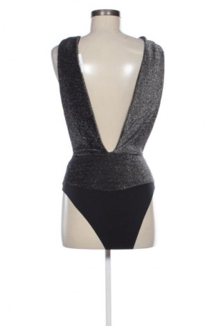 Damska bluzka-body Bershka, Rozmiar S, Kolor Srebrzysty, Cena 71,91 zł