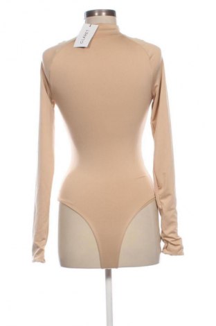 Дамска блуза - боди Unbranded, Размер M, Цвят Бежов, Цена 30,89 лв.