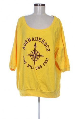 Γυναικεία μπλούζα Adenauer & Co, Μέγεθος XXL, Χρώμα Κίτρινο, Τιμή 8,99 €
