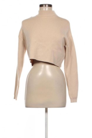Дамска блуза Bershka, Размер XS, Цвят Бежов, Цена 16,99 лв.