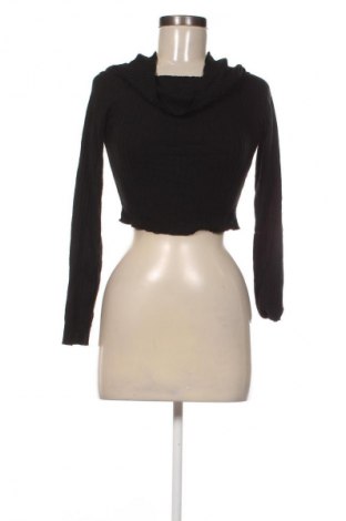 Дамска блуза Bershka, Размер M, Цвят Черен, Цена 17,99 лв.