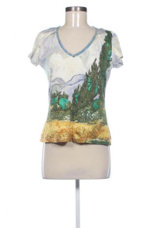 Дамска блуза Desigual, Размер S, Цвят Многоцветен, Цена 41,06 лв.