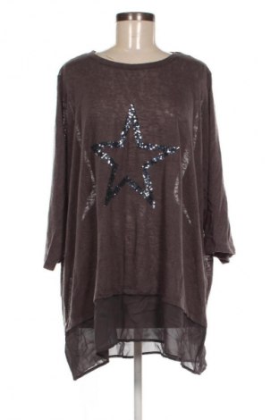 Дамска блуза Janina, Размер 3XL, Цвят Сив, Цена 14,99 лв.