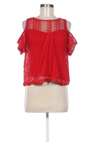 Дамска блуза Jennyfer, Размер XS, Цвят Червен, Цена 17,99 лв.