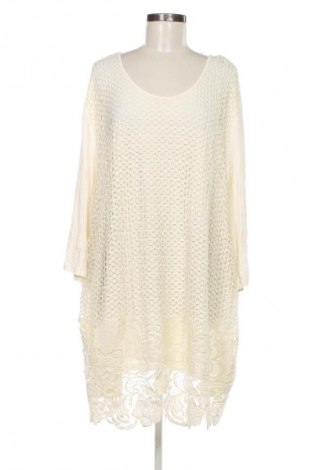 Damen Shirt Mia Moda, Größe 5XL, Farbe Ecru, Preis 9,99 €