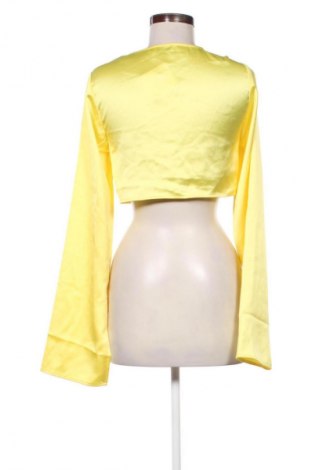 Дамска блуза NA-KD, Размер M, Цвят Жълт, Цена 35,14 лв.