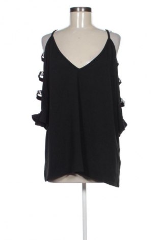 Γυναικεία μπλούζα SHEIN, Μέγεθος XXL, Χρώμα Μαύρο, Τιμή 10,00 €