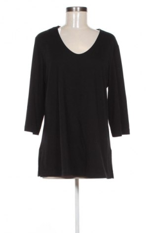 Γυναικεία μπλούζα Selection By Ulla Popken, Μέγεθος L, Χρώμα Μαύρο, Τιμή 17,38 €