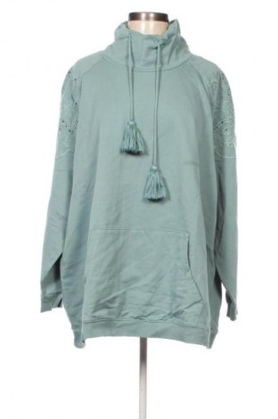 Γυναικεία μπλούζα Ulla Popken, Μέγεθος 4XL, Χρώμα Πράσινο, Τιμή 9,99 €