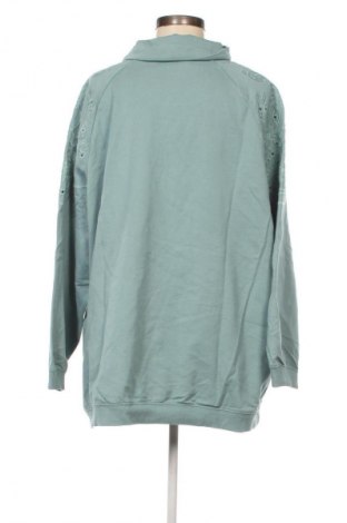 Γυναικεία μπλούζα Ulla Popken, Μέγεθος 4XL, Χρώμα Πράσινο, Τιμή 9,99 €