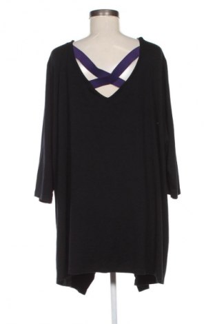 Bluzka damska Ulla Popken, Rozmiar 5XL, Kolor Czarny, Cena 76,40 zł