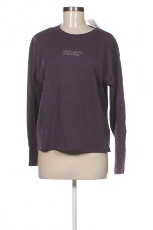 Bluzka damska United Colors Of Benetton, Rozmiar L, Kolor Fioletowy, Cena 77,75 zł