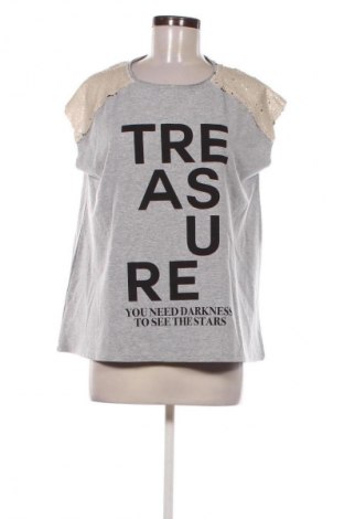 Дамска блуза Vicolo, Размер XL, Цвят Сив, Цена 41,06 лв.