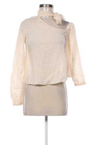 Дамска блуза Zara, Размер M, Цвят Бежов, Цена 26,98 лв.