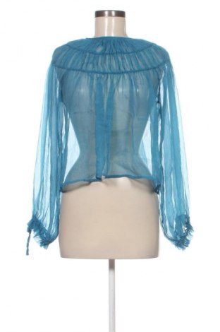 Дамска блуза Zara, Размер S, Цвят Син, Цена 26,98 лв.