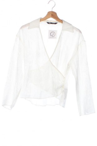 Дамска блуза Zara, Размер S, Цвят Бял, Цена 27,00 лв.