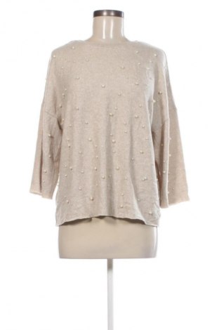 Damen Shirt Zara, Größe M, Farbe Beige, Preis 15,99 €