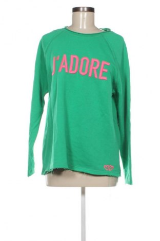 Γυναικεία μπλούζα Zwillingsherz, Μέγεθος L, Χρώμα Πράσινο, Τιμή 35,99 €