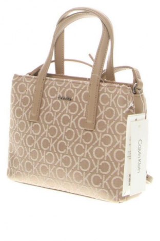Дамска чанта Calvin Klein, Цвят Бежов, Цена 69,02 €