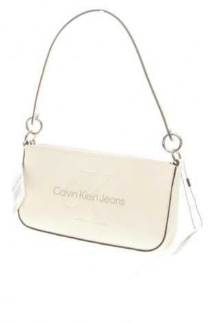 Γυναικεία τσάντα Calvin Klein Jeans, Χρώμα Λευκό, Τιμή 112,99 €