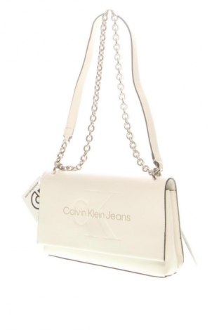 Дамска чанта Calvin Klein Jeans, Цвят Екрю, Цена 75,67 €