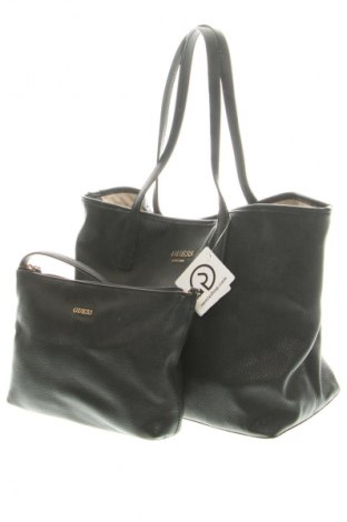 Дамска чанта Guess, Цвят Черен, Цена 269,99 лв.
