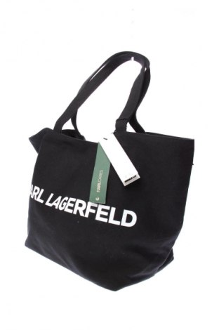 Дамска чанта Karl Lagerfeld, Цвят Черен, Цена 117,99 лв.