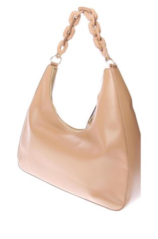 Дамска чанта Tommy Hilfiger, Цвят Бежов, Цена 177,99 лв.