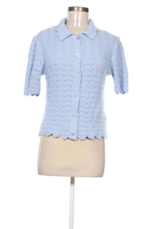 Дамска жилетка Aada Studios, Размер S, Цвят Син, Цена 93,99 лв.