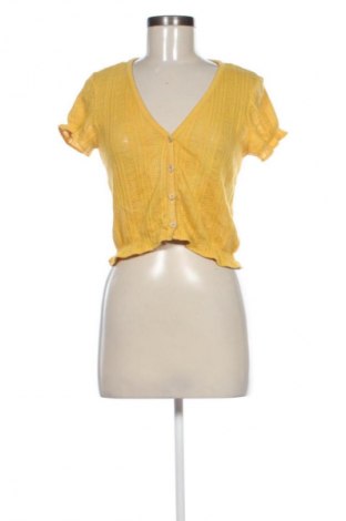 Дамска жилетка Bershka, Размер M, Цвят Жълт, Цена 15,66 лв.