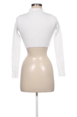Damen Strickjacke Bershka, Größe XS, Farbe Weiß, Preis 14,83 €