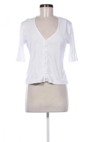 Damen Strickjacke C&A, Größe L, Farbe Weiß, Preis 15,00 €