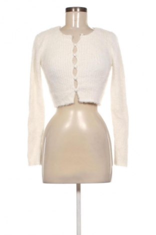 Damen Strickjacke Clockhouse, Größe M, Farbe Weiß, Preis € 7,99