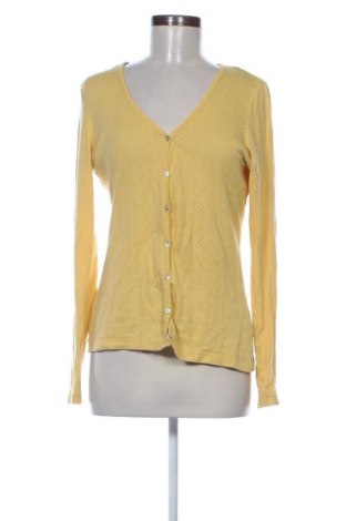 Damen Strickjacke Hessnatur, Größe M, Farbe Gelb, Preis 26,99 €