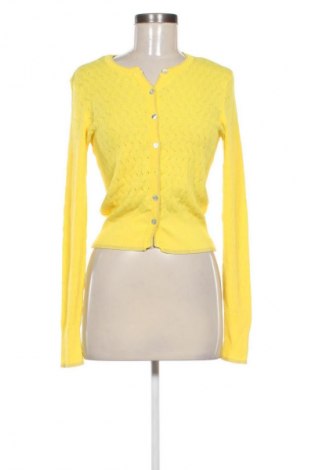 Damski kardigan Le Pep, Rozmiar S, Kolor Żółty, Cena 66,39 zł