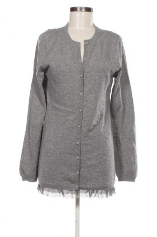 Дамска жилетка Sisley, Размер L, Цвят Сив, Цена 32,99 лв.